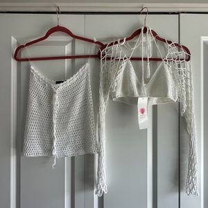 Brand New, Never Worn Amalfi Coast Crochet Set by Karma Boutique